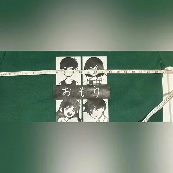 OMORI character hoodie merchandise from Amazon, Hunter Green, Unisex Size Medium - Picture 6 of 13